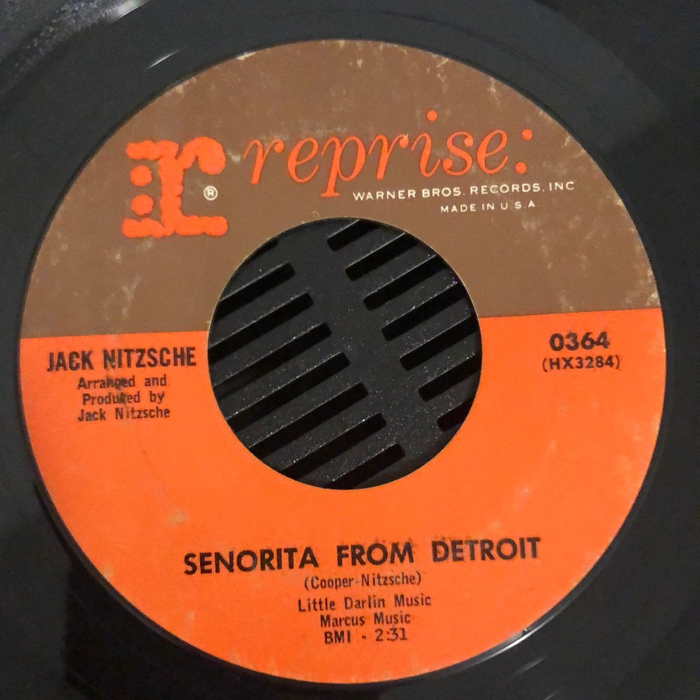 Jack Nitzsche Puerta Vallarta Vinyl 45 Record '65